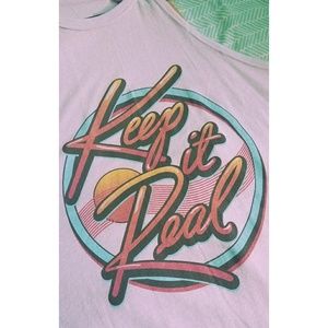 NWT cotton on keep it real tank top